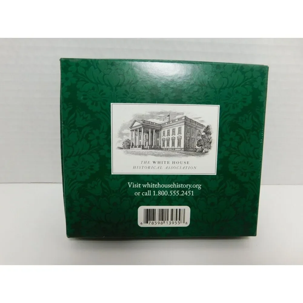 White House Christmas Ornament 2008 3-D Tree for Hanging Box & Booklet